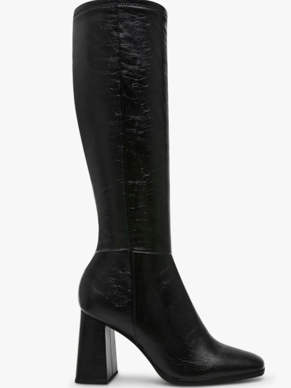 Steve Madden Livah Women’s Black Knee-High Heel Boots